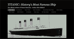 Desktop Screenshot of jmilford-titanic.com